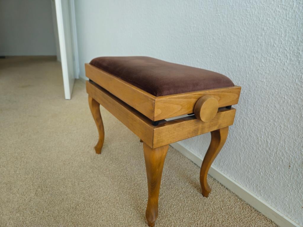 Pianobank, pianokruk, Muziek en Instrumenten, Ophalen of Verzenden, Gebruikt, Bruin, Overige typen