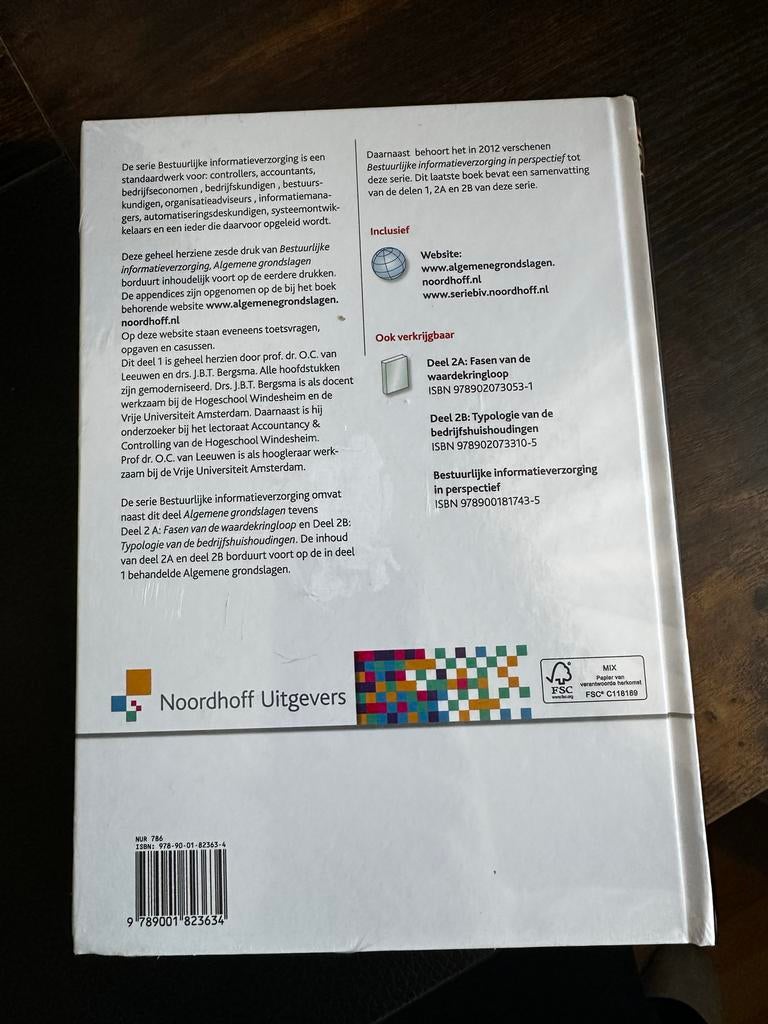 Algemene Grondslagen Starreveld - Nieuw in plastic, Boeken, Studieboeken en Cursussen, Nieuw, WO, Gamma, Ophalen of Verzenden