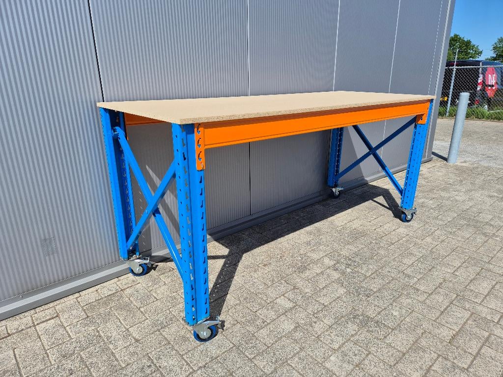 Mooie Werkbanken Magazijn Tafel Balie Stelling Werkbank, Doe-het-zelf en Verbouw, Werkbanken, 170 cm of meer, Peter@mulderij.eu