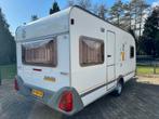 Nieuwstaat! KNAUS SÜDWIND 450 TUF *fietserek*isabella tent*, Caravans en Kamperen, Caravans, Schokbreker, Rondzit, Bedrijf, _