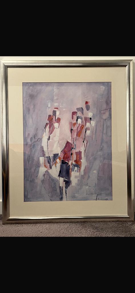 Abstract schilderij, Antiek en Kunst, Kunst | Schilderijen | Abstract, Ophalen