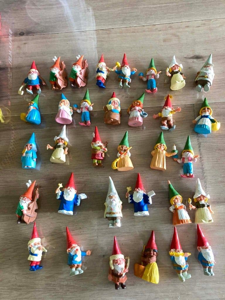 david de kabouter poppetjes, Ophalen of Verzenden, Gebruikt