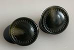 Oude Manchetknopen Zwart 2 cm, Ophalen of Verzenden, Gebruikt, Overige materialen