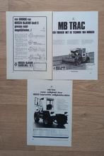 MB -Trac trekkers advertenties., Ophalen of Verzenden, Gebruikt, Trein, Boek of Tijdschrift