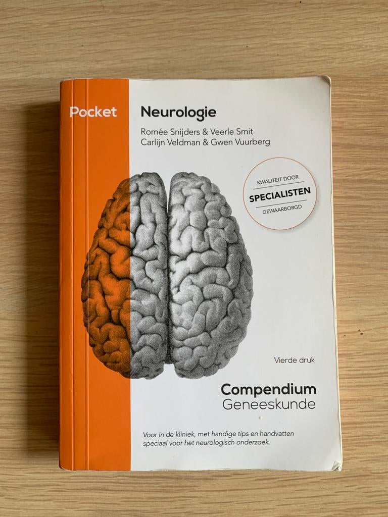 Compendium Geneeskunde: Neurologie pocket, Ophalen of Verzenden, Beta, Gelezen, WO