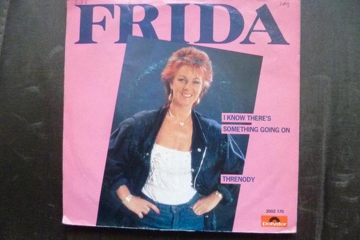 frida ( abba ) - i know there's something going on, Cd's en Dvd's, Vinyl Singles, Zo goed als nieuw, Single, Overige genres, 7 inch