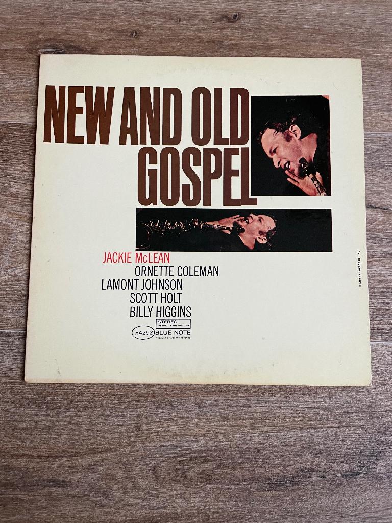 LP Jackie McLean - New and old gospel (Blue Note Japan), 1960 tot 1980, Gebruikt, Ophalen of Verzenden, 12 inch