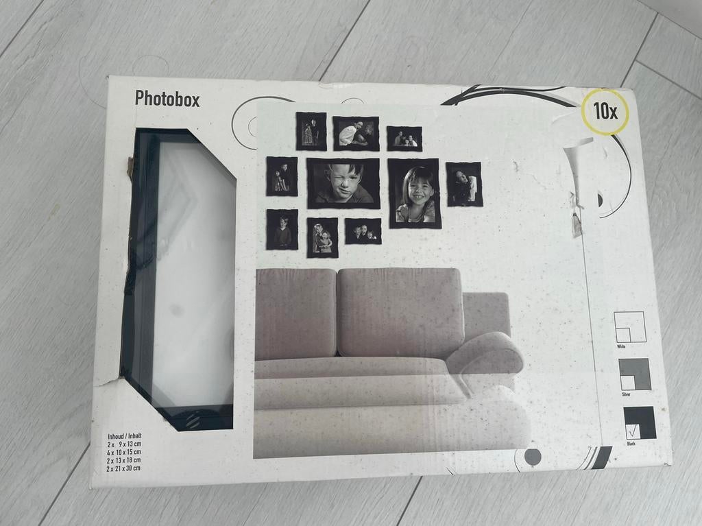 Fotobox lijsten, Ophalen of Verzenden, Zo goed als nieuw, Hout, Minder dan 50 cm