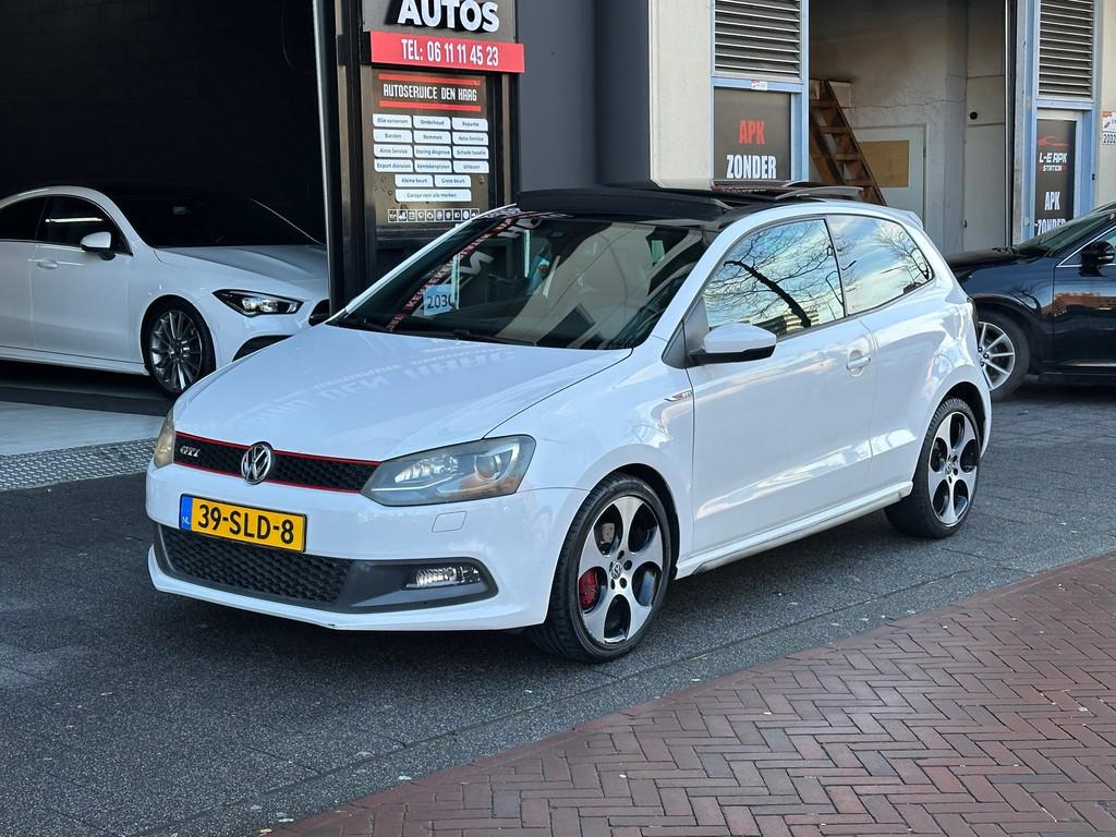 Volkswagen Polo 1.4 TSI GTI Automaat Leer Camera Pano, Auto's, Volkswagen, Euro 5, 4 cilinders, Wit, Origineel Nederlands