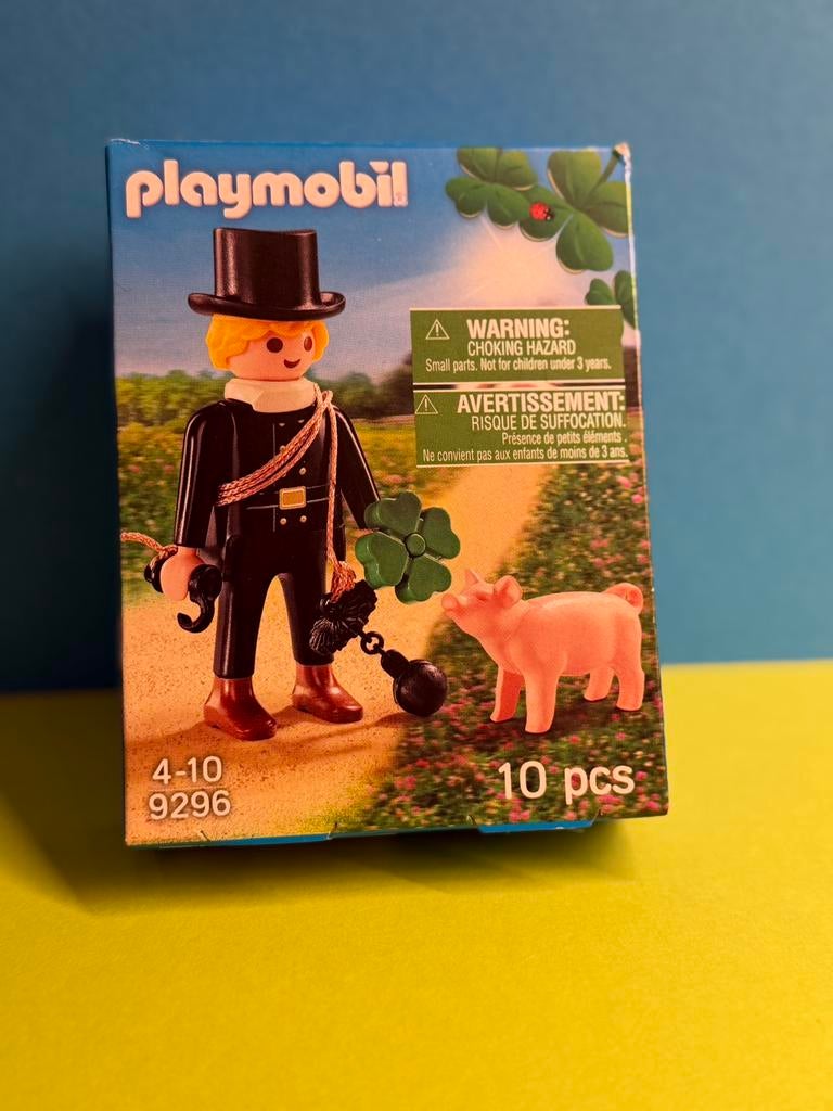 Playmobil set 9296: schoorsteenveger met biggetje, Kinderen en Baby's, Speelgoed | Playmobil, Ophalen of Verzenden, Nieuw, Complete set