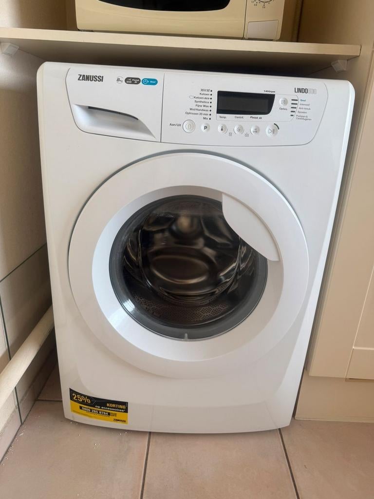 Zanussi Lindo 500 wasmachine zo goed als nieuw., Witgoed en Apparatuur, Wasmachines, Handwasprogramma, Ophalen of Verzenden, Zo goed als nieuw
