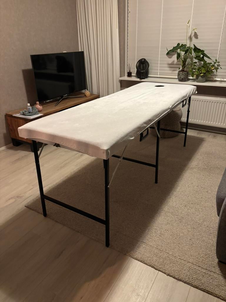 Massagetafel + bijpassend onderlaken, Ophalen, Zo goed als nieuw, Massagetafel