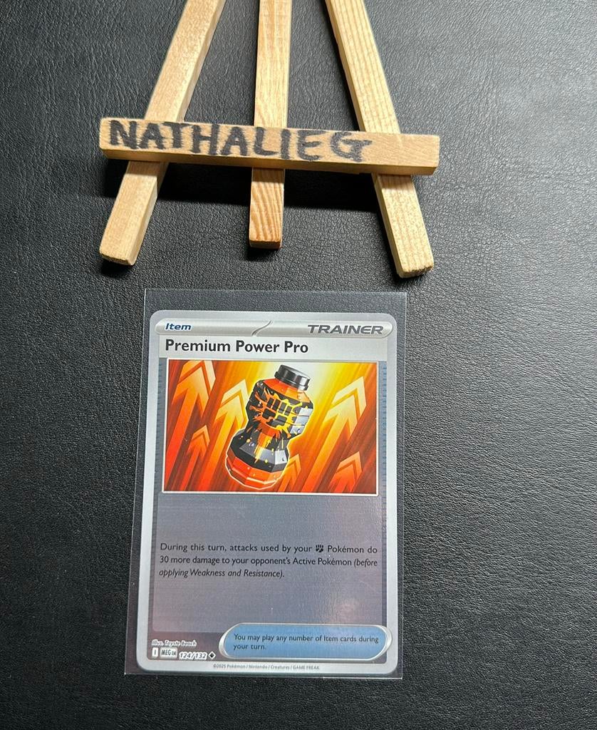 Premium Power Pro reverse 124/132 Pokemon Mega Evolution, Ophalen of Verzenden, Nieuw, Losse kaart
