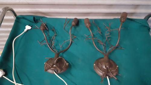 wandlampen 2 stuks takken model, Huis en Inrichting, Lampen | Overige, Ophalen of Verzenden, 'T Olde Gre-j, Info@toldegrej.nl