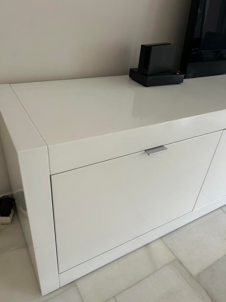 Twee witte dressoirs van Canto Mobili, Ophalen, Overige materialen, 150 tot 200 cm, Zo goed als nieuw