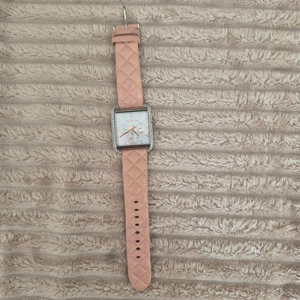 Michael Kors MK2768 Dameshorloge - Roségoud met Roze Band, Overige merken, Staal, Polshorloge, Ophalen of Verzenden