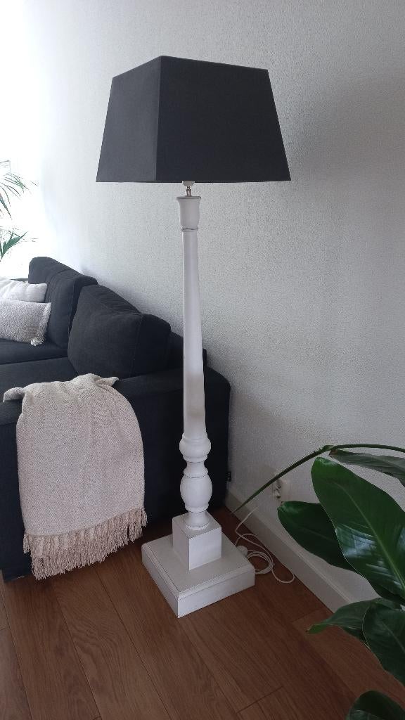 vloerschemerlamp, Huis en Inrichting, Ophalen, Stof, 150 tot 200 cm, Landelijk