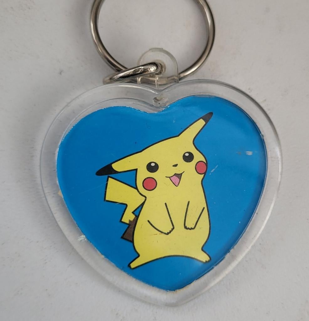 Leuke Pikachu Sleutelhanger - Hartvormig, Ophalen of Verzenden, Gebruikt, Knuffel of Figuurtje