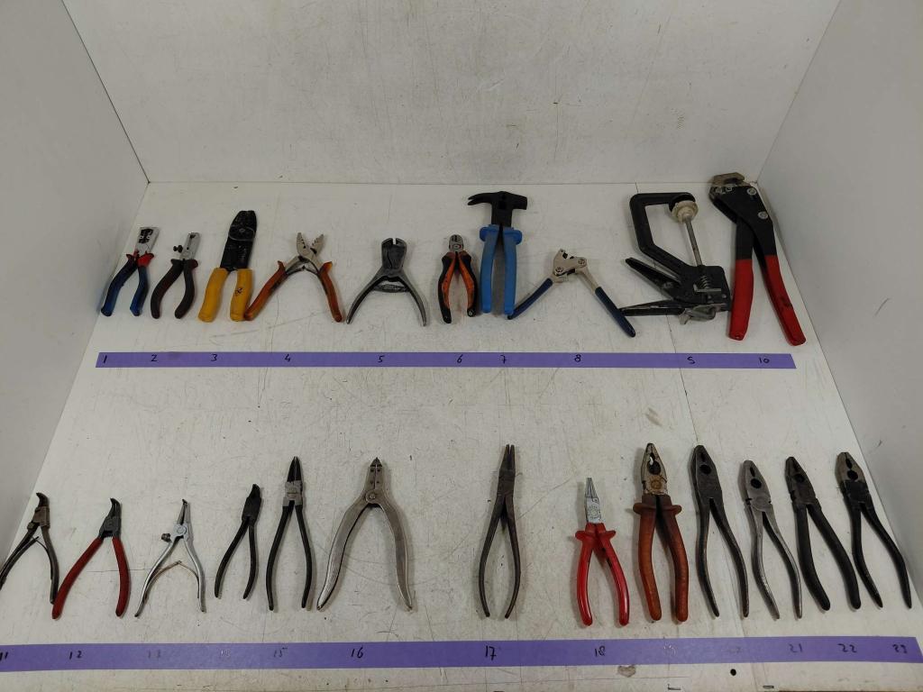 Diverse tangen, kniptang, segeringtangen, striptangen etc., Niet ingevuld, Gebruikt, Niet ingevuld, Ophalen of Verzenden