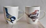 Twee senseobekers met Vogel opdrukken, Ophalen of Verzenden, Overige stijlen, Kop(pen) en/of Schotel(s), Glas