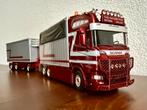 TEKNO: G.J. VAN LEEUWEN Scania R Next Gen mest combinatie, Hobby en Vrije tijd, Ophalen of Verzenden, Nieuw, Bus of Vrachtwagen