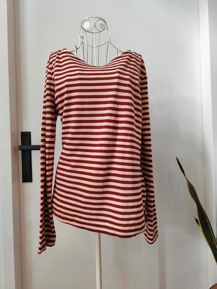 King Louie Trui Paulette Chopito Brique red   L, Kleding | Dames, Tops, Zo goed als nieuw, Maat 38/40 (M), Bruin, Lange mouw, Ophalen of Verzenden