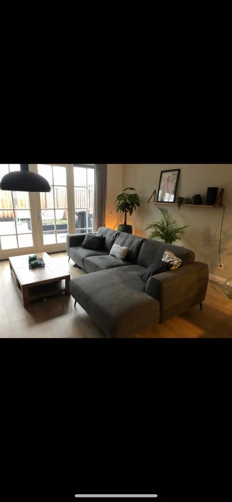 Be Lovely Lounge Bank - Woononline Alkmaar, Huis en Inrichting, Banken | Bankstellen, Ophalen, Gebruikt, 100 tot 125 cm, Hoekbank