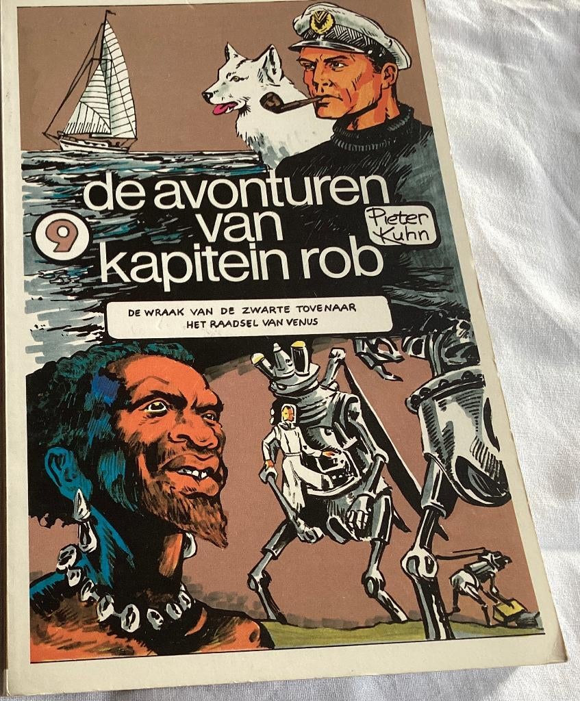 de Avonturen van Kapitein Rob De wraak van zwarte tovernaar, Gelezen, Eén stripboek, Ophalen of Verzenden, Pieter Kuhn
