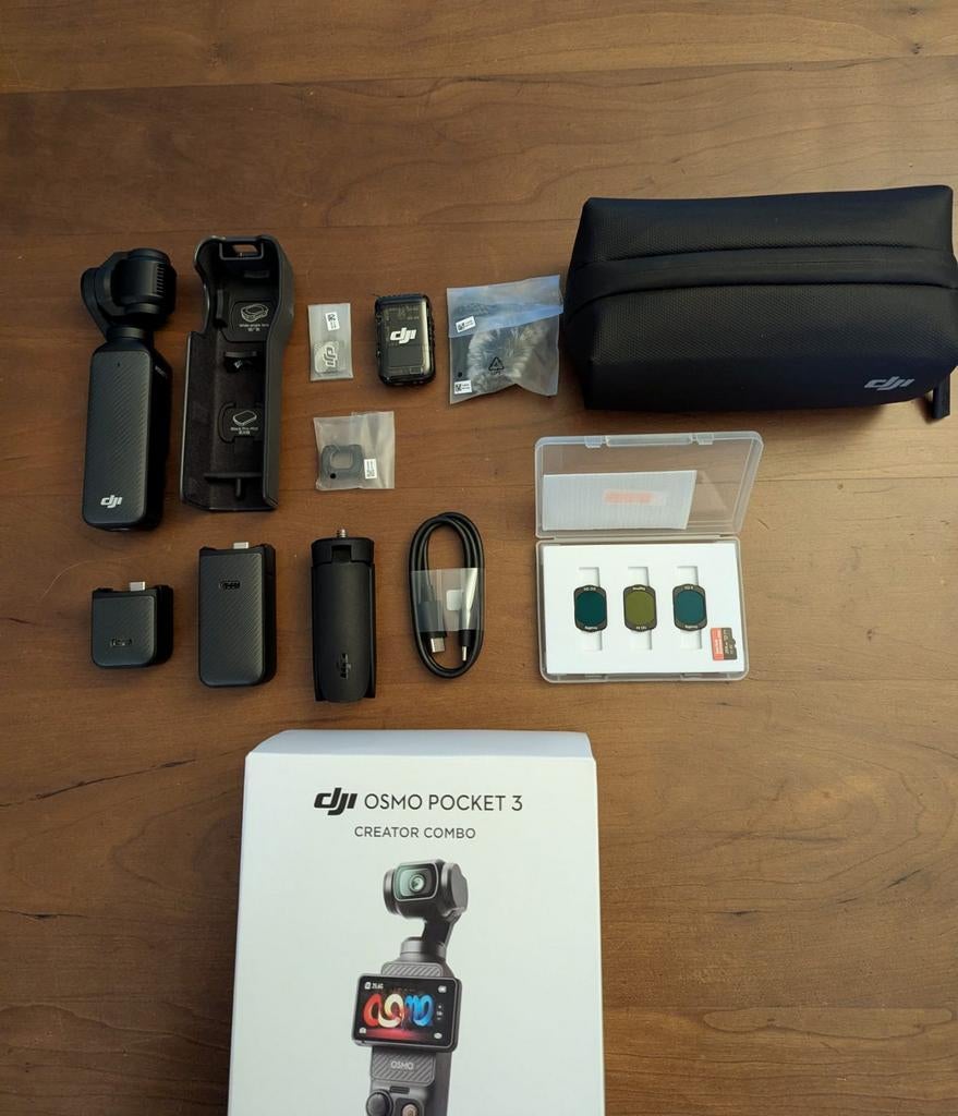 DJI Osmo Pocket 3 Creator's Combo Te Koop – Bijna Nieuw & V, Ophalen, Zo goed als nieuw, Overige merken