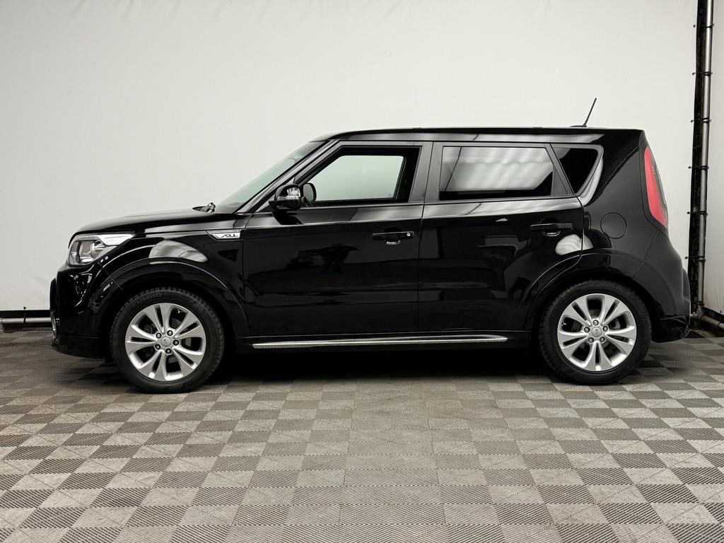 Kia Soul 1.6 GDI Dream Team Edition 132PK Navi ECC Stoel/Stu, Stof, Gebruikt, 4 cilinders, Met garantie (alle)