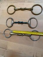 Dubbel gebroken watertrens gold brass 14,5 cm, Ophalen of Verzenden, Zo goed als nieuw