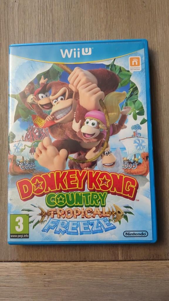 Donkey Kong Country Tropical Freeze Wii U, Avontuur en Actie, 2 spelers, Ophalen of Verzenden, Zo goed als nieuw