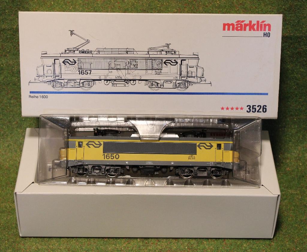 3526 Marklin  E locomotief 1650 NS  Den Haag, Ophalen, Wisselstroom, Locomotief, Zo goed als nieuw