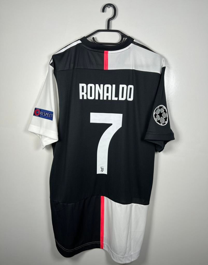 Juventus 2019-2020 thuis Ronaldo Spelerversie L, Ophalen of Verzenden, Zo goed als nieuw, Buitenlandse clubs, Shirt