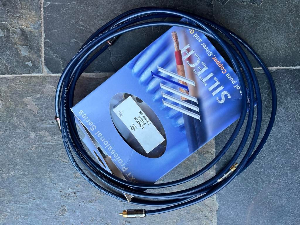 Tk Siltech MXT London RCA , 2 meter, Ophalen of Verzenden, Zo goed als nieuw, 2 tot 5 meter, Interlink-kabel