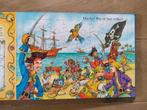 Piraten puzzelboek met 5 legpuzzels, Verzenden, Meer dan 50 stukjes, Zo goed als nieuw, Van hout