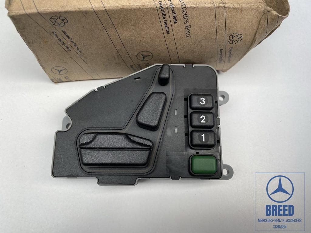 NOS schakelaar stoelverstelling rechts Mercedes-Benz W140, Auto-onderdelen, Dashboard en Schakelaars, -, Nieuw, Ophalen of Verzenden