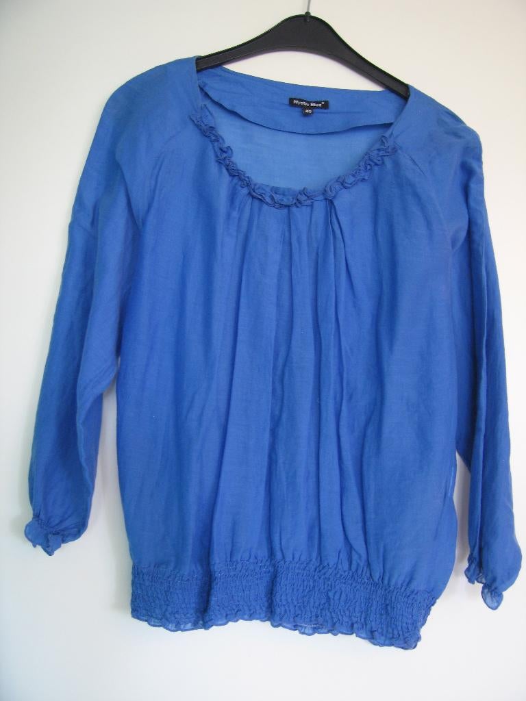 Zomerse dames TOP van Mystic Blue M. 40, Ophalen of Verzenden, Zo goed als nieuw, Maat 38/40 (M), Blauw