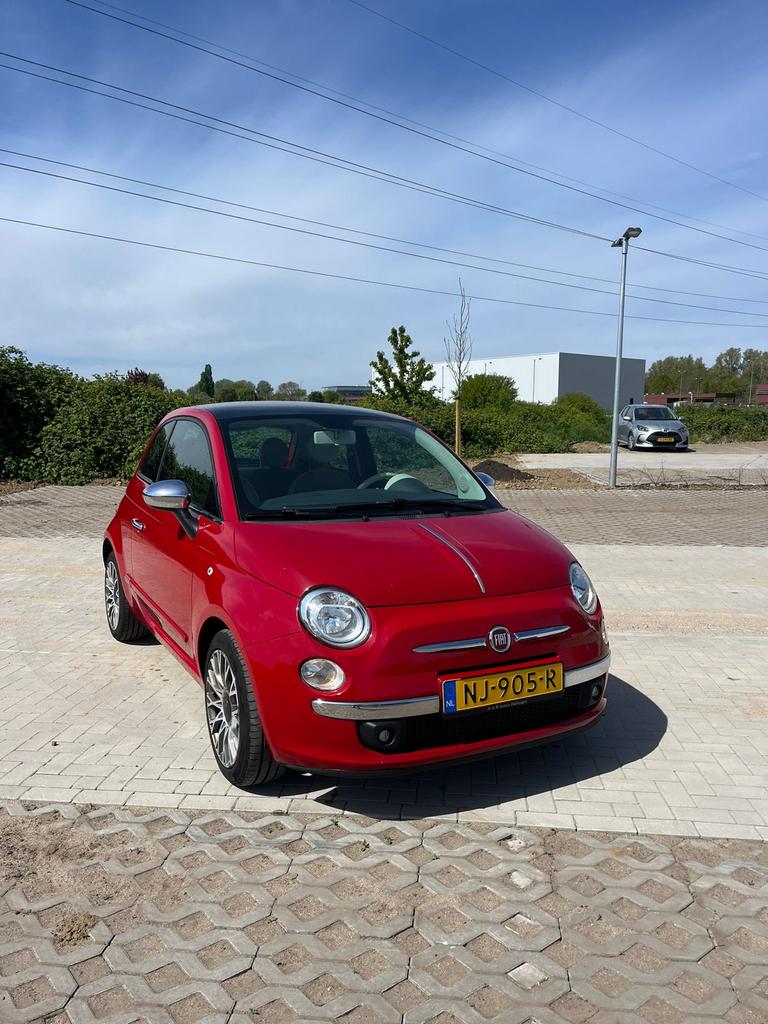 Fiat 500 1.2 C 2013 Rood, Voorwielaandrijving, 1242 cc, 4 cilinders, 840 kg