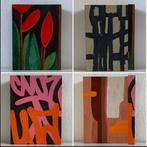 Block-art - handbeschilderd op hout met acrylverf, Ophalen of Verzenden, Nieuw