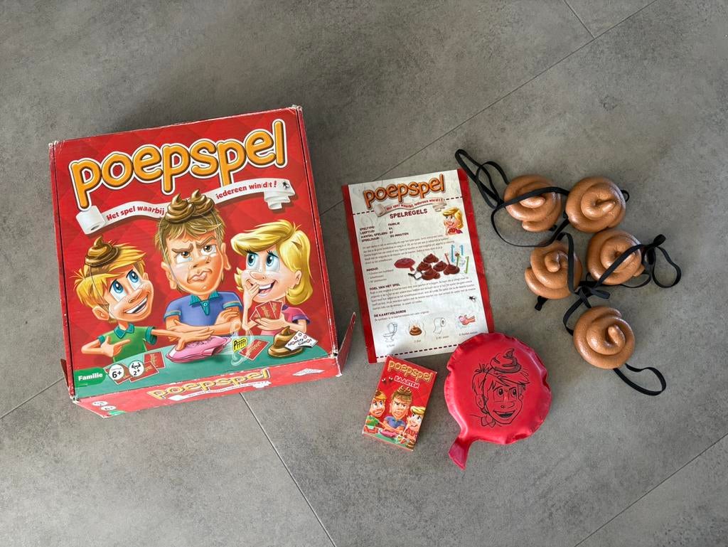 Poepspel, Vijf spelers of meer, Ophalen of Verzenden, Gebruikt