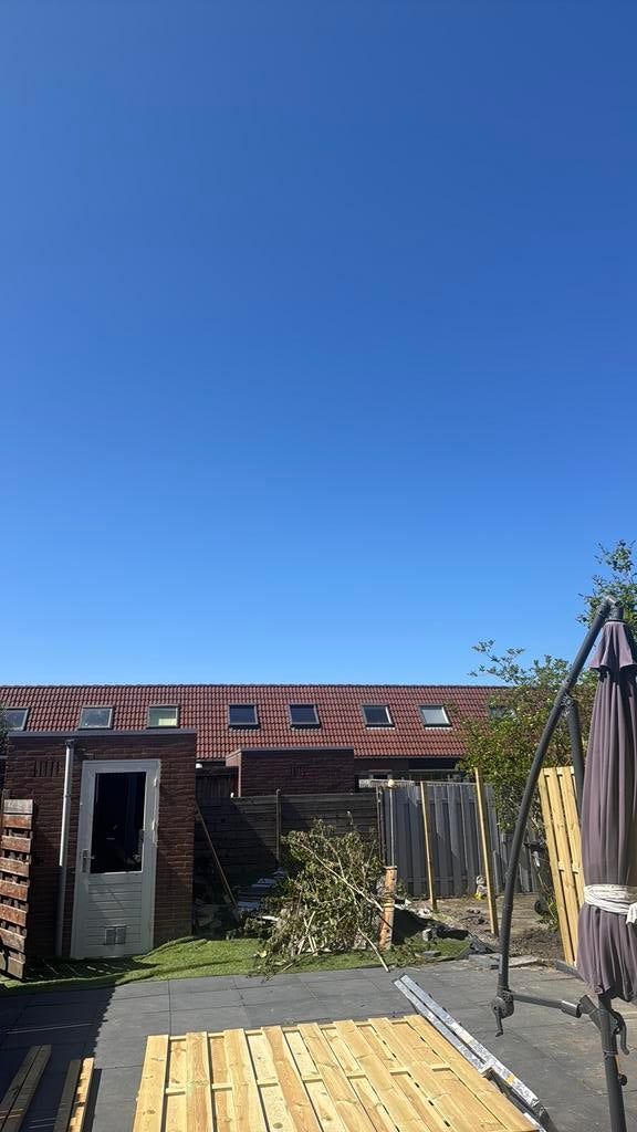 Oude schutting ophalen gratis, Ophalen of Verzenden, Gebruikt, Hout