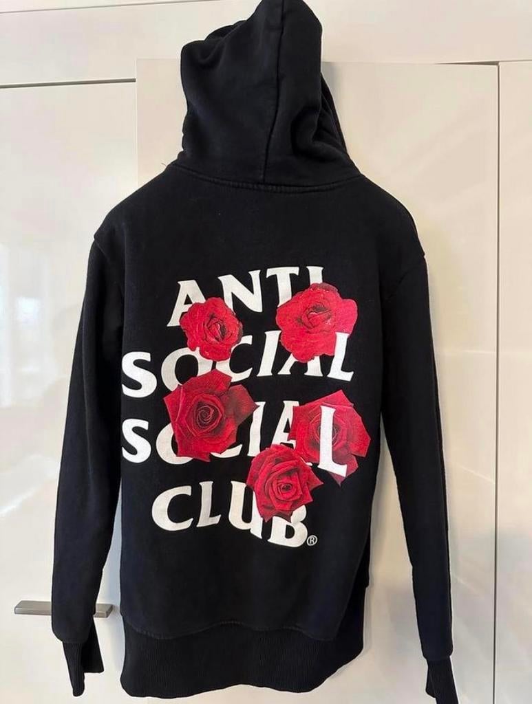 Anti Social Social Club hoody - Zwart - Maat S, Jongen of Meisje, Overige typen, Ophalen of Verzenden, Zo goed als nieuw