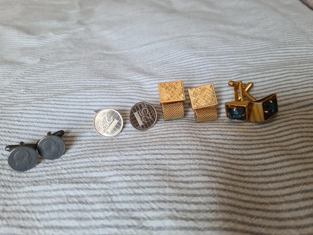 Verschillende manchetknopen, Ophalen of Verzenden