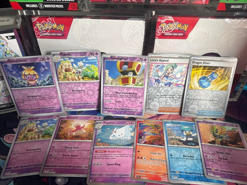 Pokémon kaarten set, Ophalen of Verzenden, Gebruikt, Meerdere kaarten