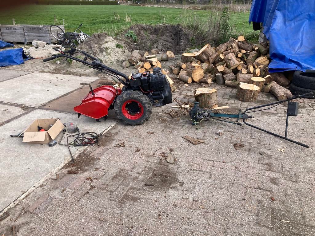 Bertolini tuinfrees diesel elec start 6,4 pk, Ophalen, Gebruikt