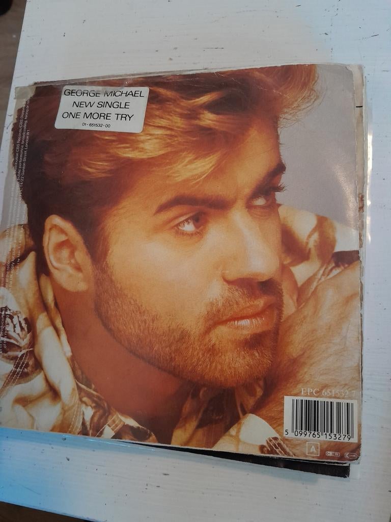 George michael 7 inch one more try, Cd's en Dvd's, Vinyl Singles, Ophalen of Verzenden, Zo goed als nieuw, Pop