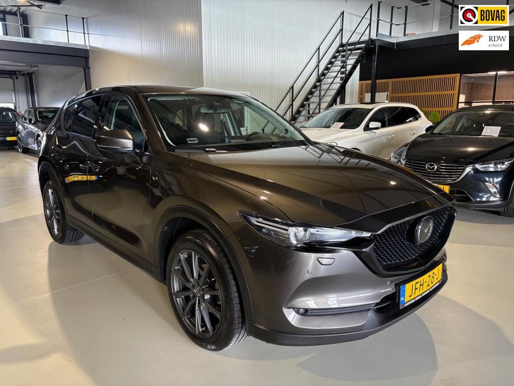 Mazda CX-5 2.5 SkyActiv-G 194 GT-M 4WD leder adaptive cruise, Auto's, Mazda, Gebruikt, Euro 6, 4 cilinders, SUV of Terreinwagen