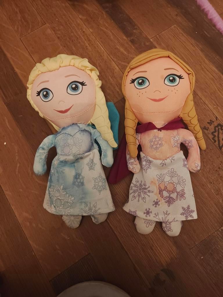 Frozen knuffels Elsa en Anna, Ophalen of Verzenden, Overige typen