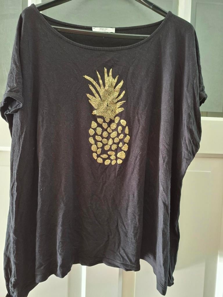 Nachthemd met gouden ananas Maat 48 50 52, Ophalen of Verzenden, Gedragen, Overige typen